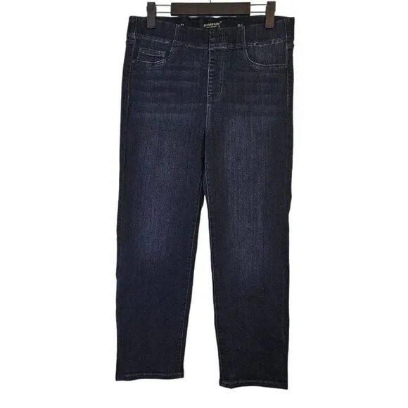 Liverpool crop straight leg jeans. Size 10/30. #866 - Picture 1 of 7